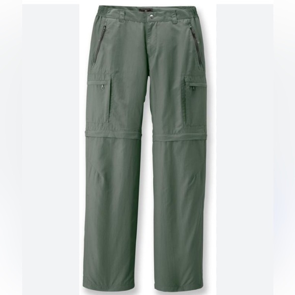 REI Pants - REI | Sahara Convertible Pants. Olive color. Cargo. Pockets. Size 12.